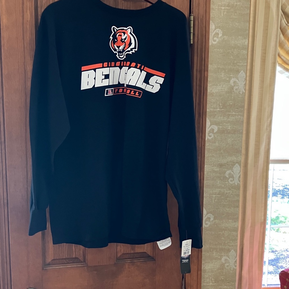 Cincinnati Bengals Long Sleeve Tee - Black